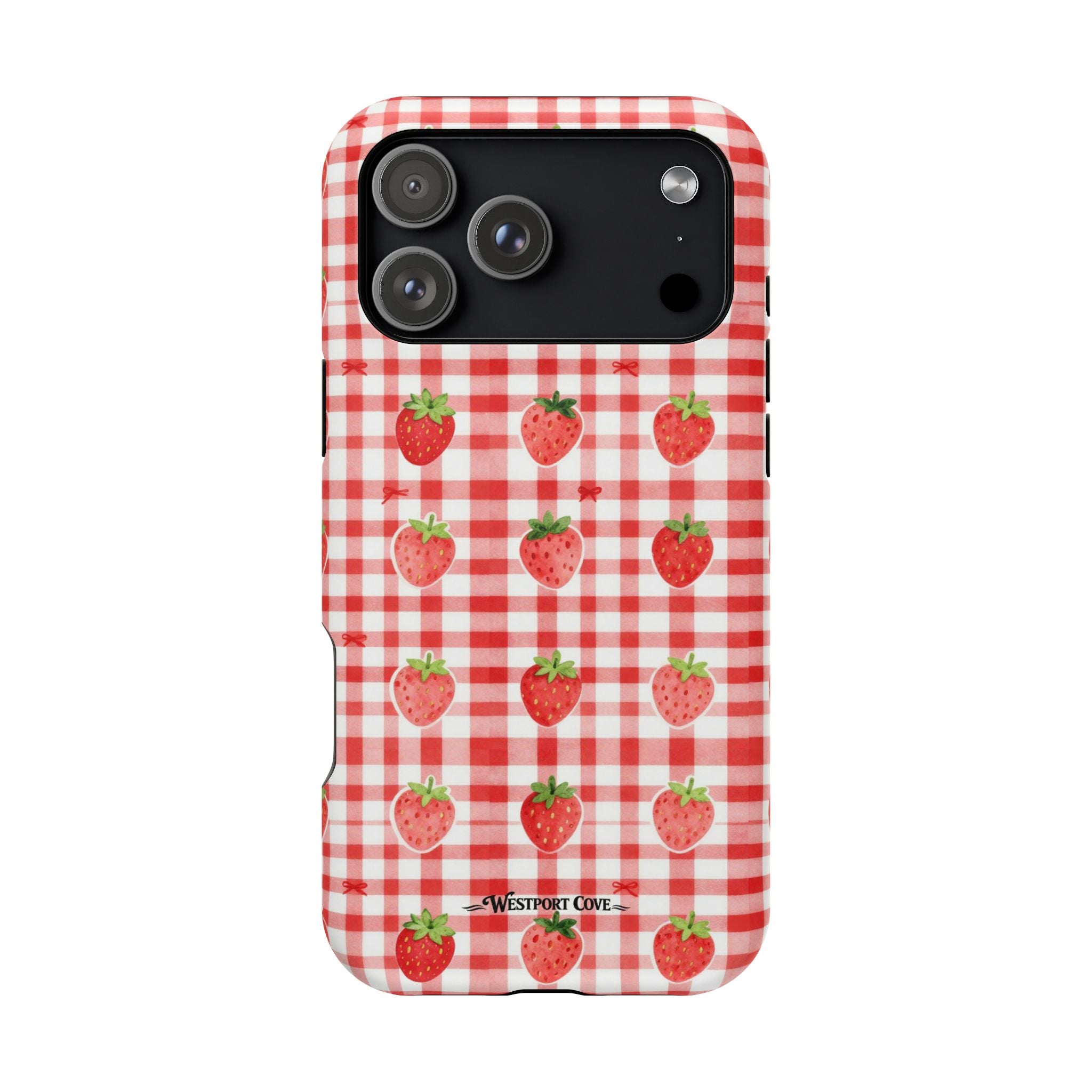 Strawberry Gingham - Extreme MagSafe Phone Case