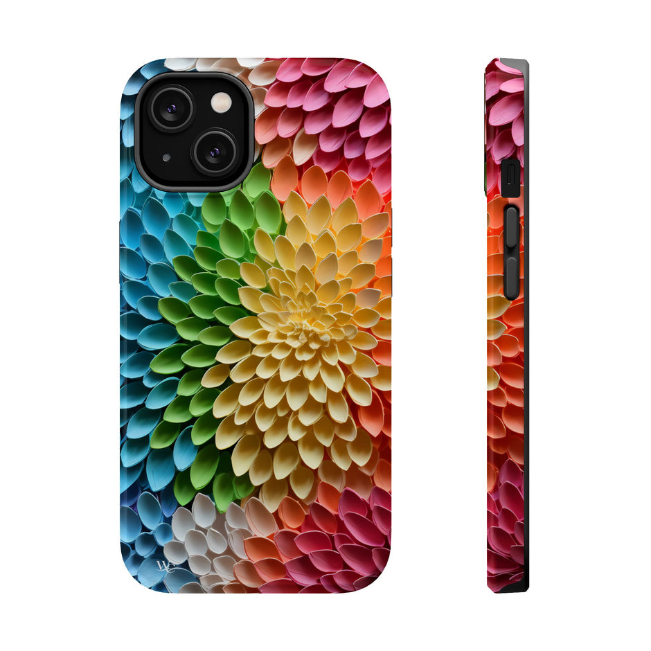 Floral Burst  - Extreme Impact MagSafe Phone Case