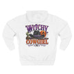 Witchy Cowgirl Hoodie – Halloween Western Fleece Pullover