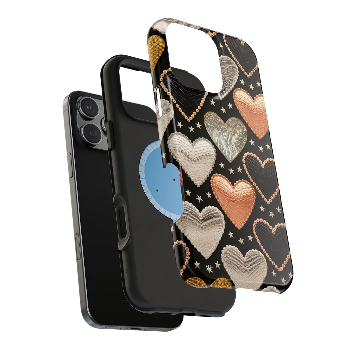 Metallic Heart - Extreme Impact MagSafe Phone Case