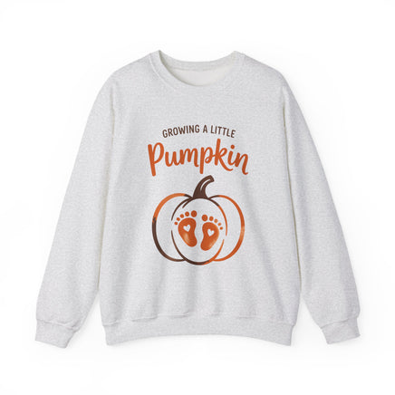 Pregnancy Sweatshirt - "Growing a Little Pumpkin" Maternity Halloween Crewneck - Westport Cove