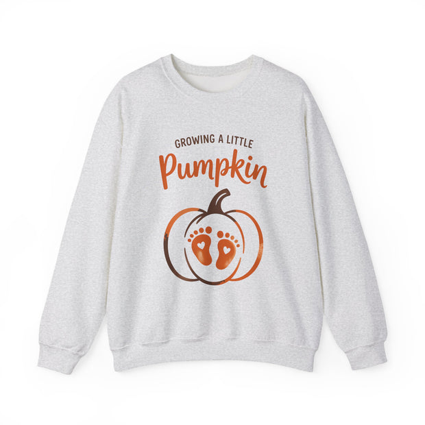 Pregnancy Sweatshirt - "Growing a Little Pumpkin" Maternity Halloween Crewneck - Westport Cove