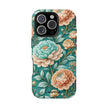 Teal Peony - Extreme MagSafe Phone Case