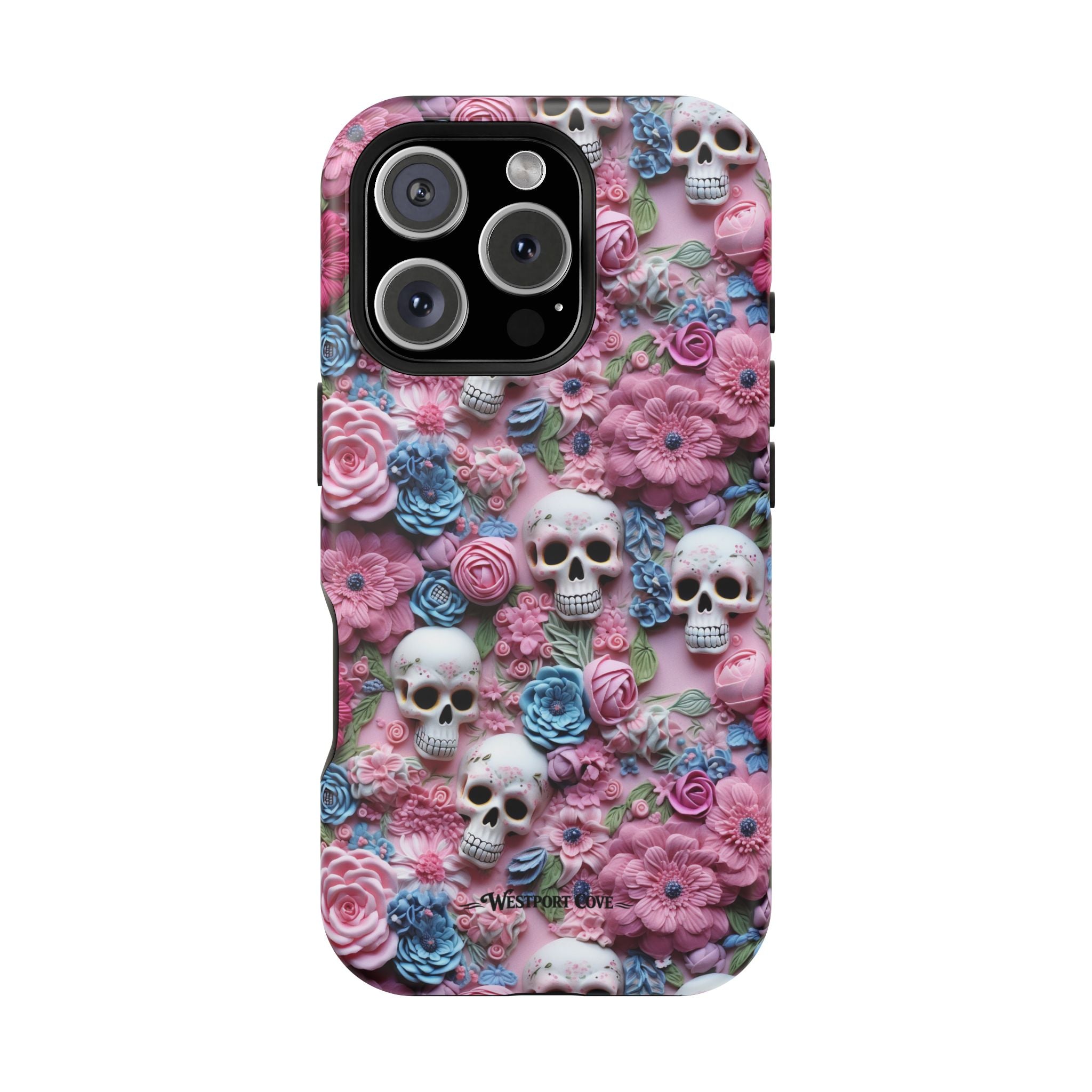 Floral Skull - Extreme MagSafe Phone Case