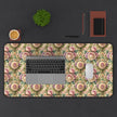 Best Buds Desk Mat — Floral Mousepad for Office & Home
