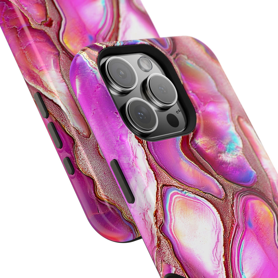 Pink Agate - Extreme Impact MagSafe Phone Case
