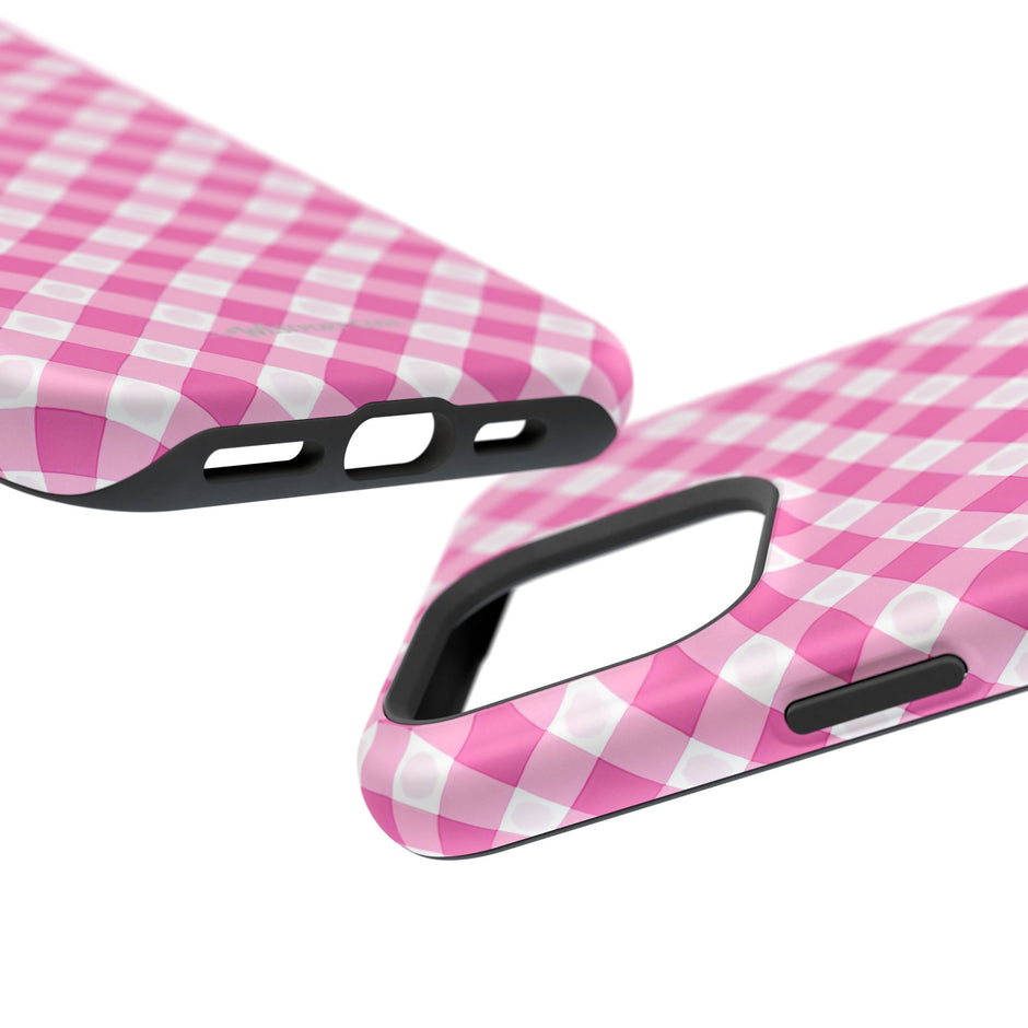 Pink Gingham - Extreme Phone Case