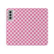 Pink Gingham - Flip Case – Wallet Flip Case with Card Slots