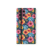 Tropical Hibiscus Flip Phone Case — Floral Wallet Flip Case with Card Slots
