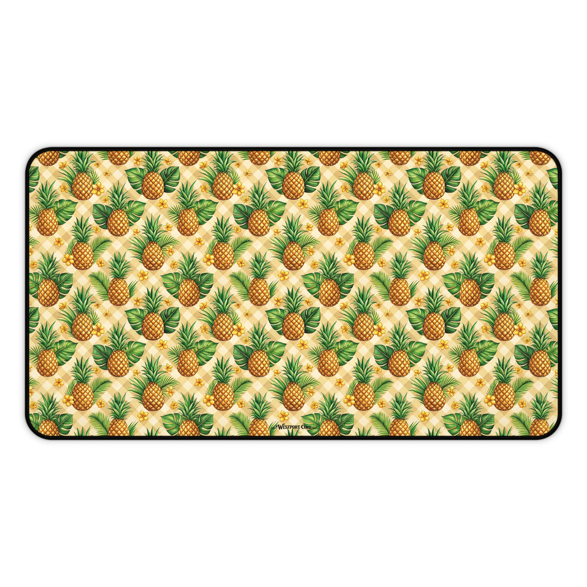 Fine-apple Desk Mat — Tropical Mouse Pad & Workspace Protector