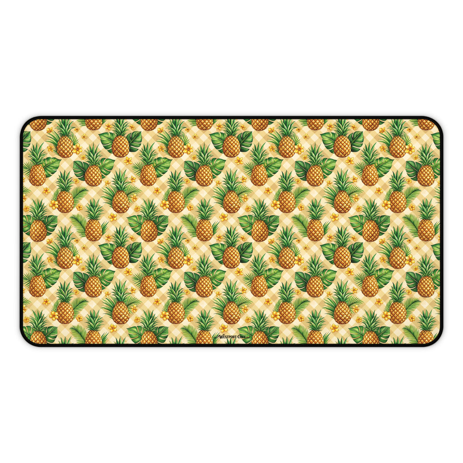 Fine-apple Desk Mat — Tropical Mouse Pad & Workspace Protector