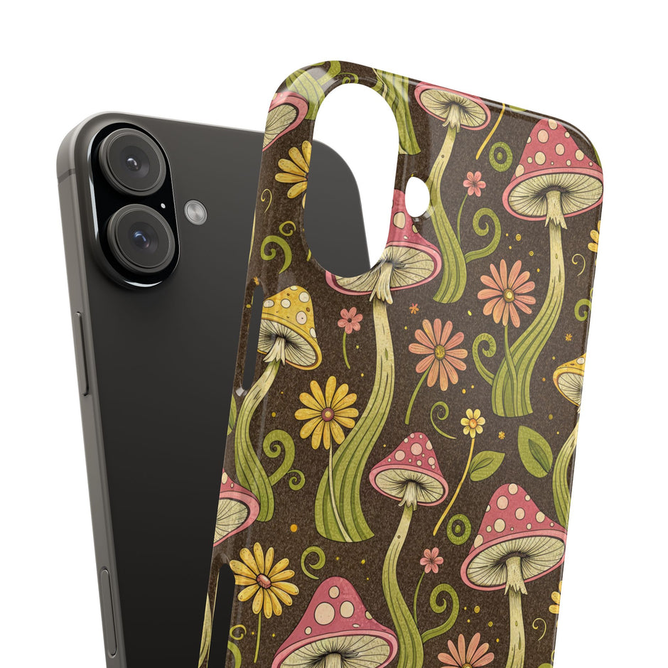 Magic Mushroom - Essential Phone Case – Retro Psychedelic Botanical Design