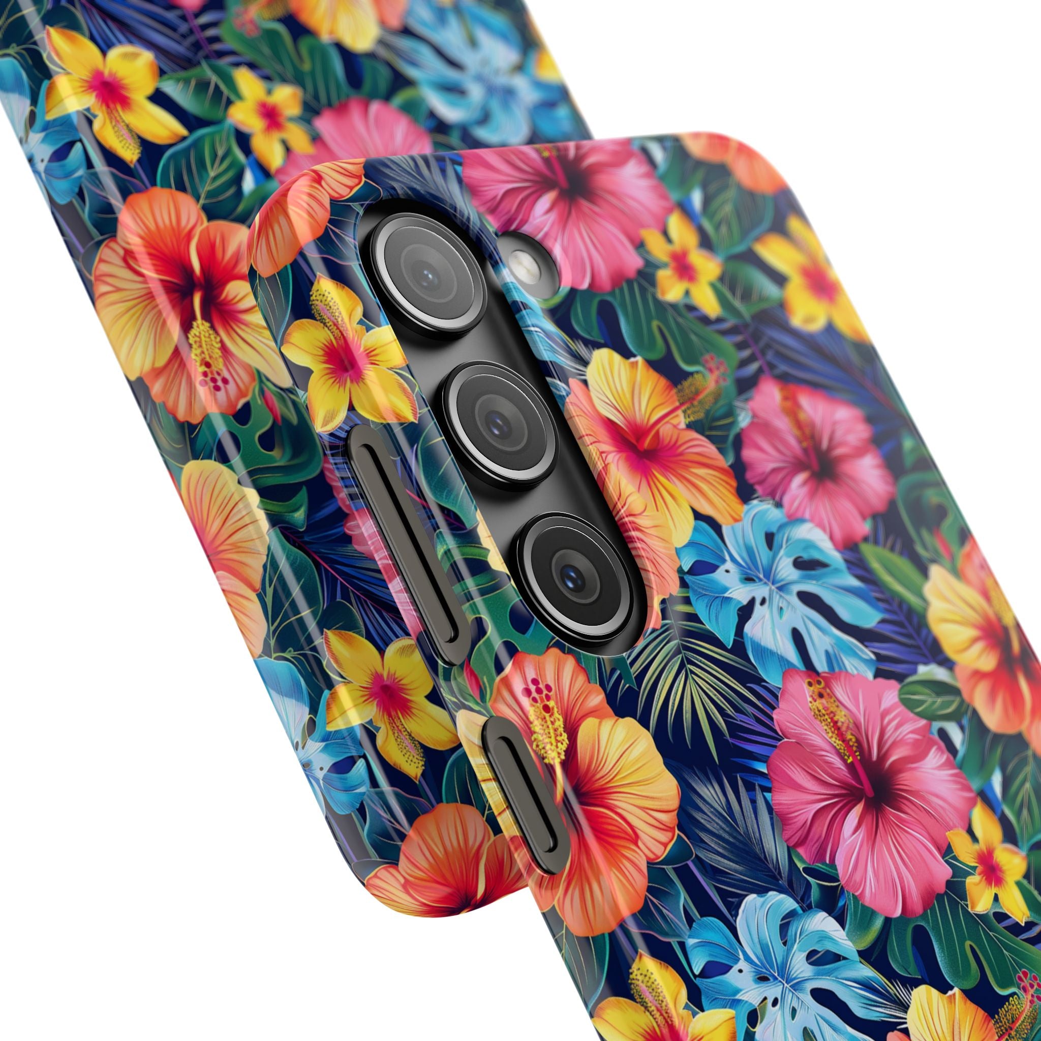 Tropical Hibiscus - Elite Phone Case — Floral Hawaiian Pattern Phone Cover