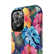 Tropical Hibiscus Extreme Impact MagSafe Phone Case: Uniting Style and Robust Protection