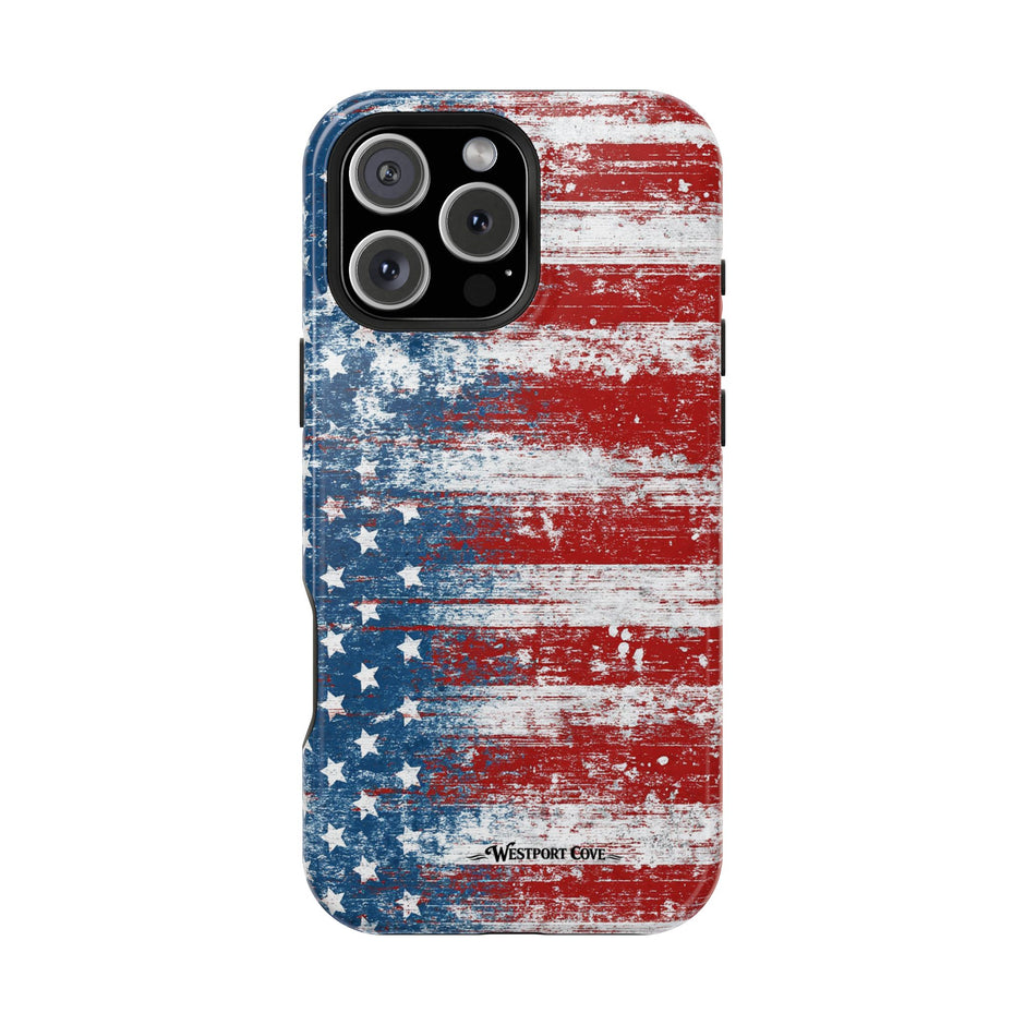 American Flag Distressed - Extreme MagSafe Phone Case