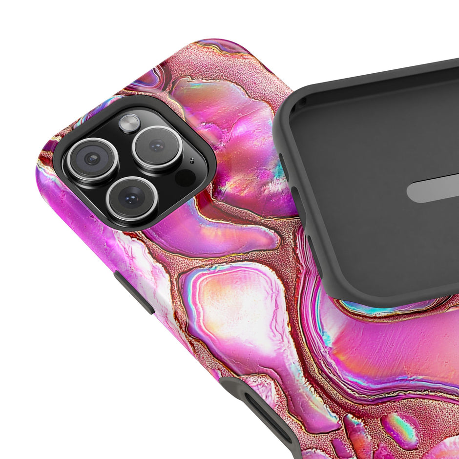 Pink Agate - Extreme Impact MagSafe Phone Case