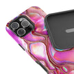 Pink Agate - Extreme Impact MagSafe Phone Case