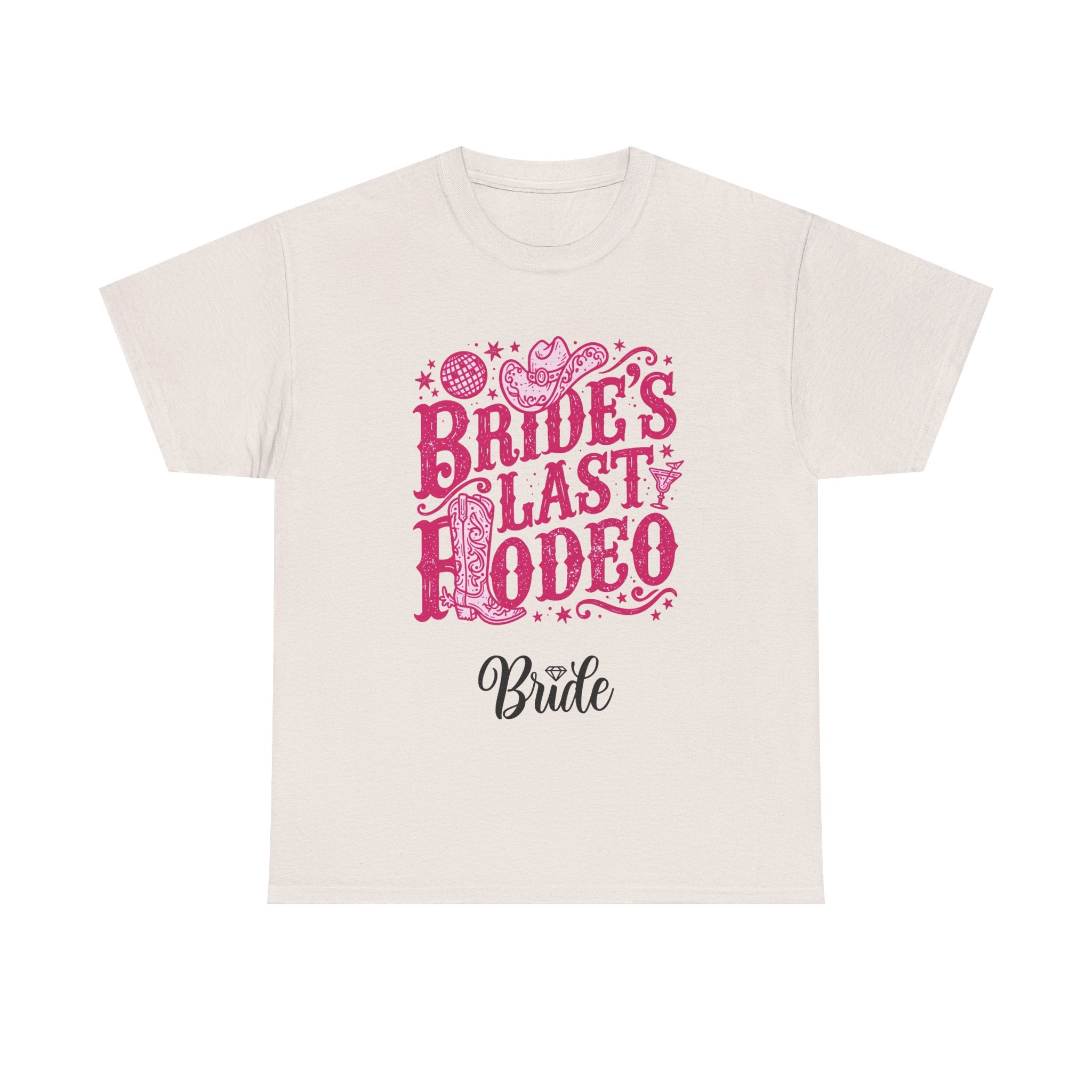 Bride's Last Rodeo Tee — Western Bachelorette Shirt