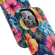 Tropical Hibiscus Extreme Impact MagSafe Phone Case: Uniting Style and Robust Protection