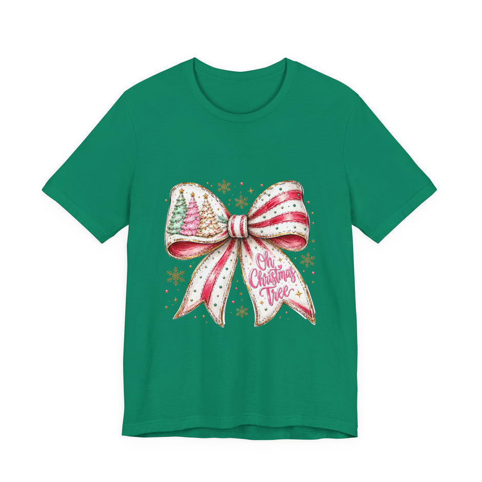 Christmas Bow Tee — 