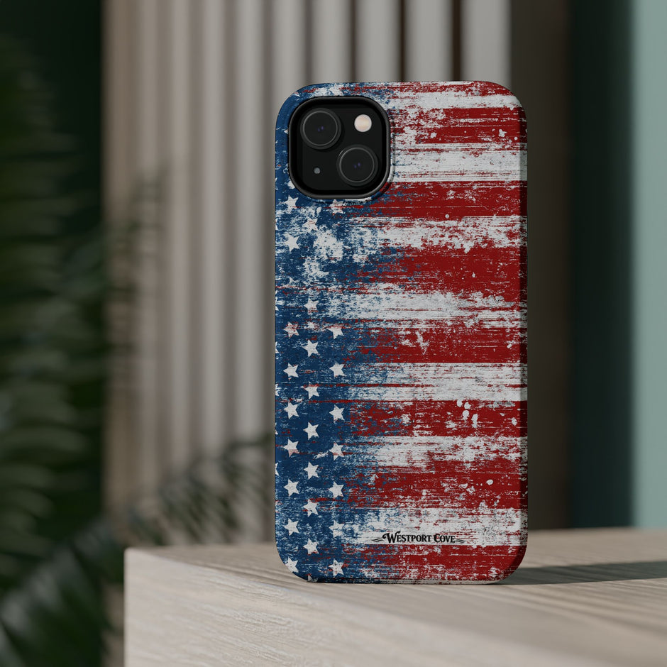American Flag Distressed - Extreme MagSafe Phone Case