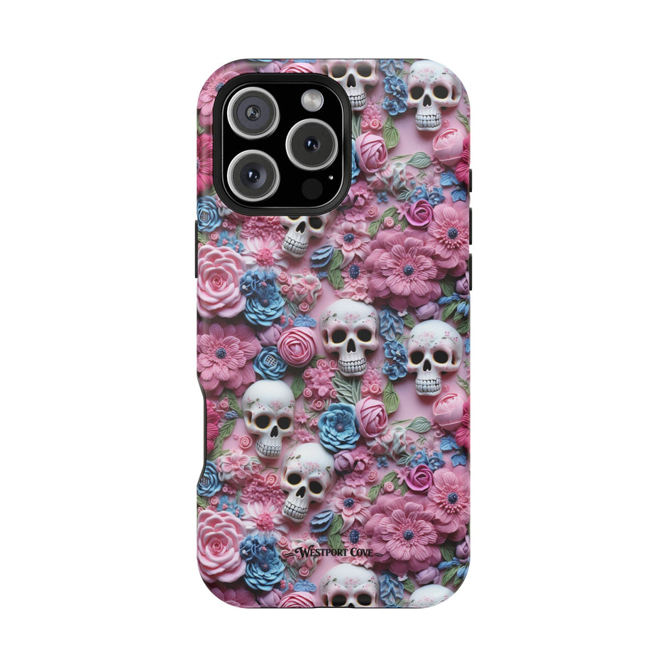Floral Skull - Extreme MagSafe Phone Case