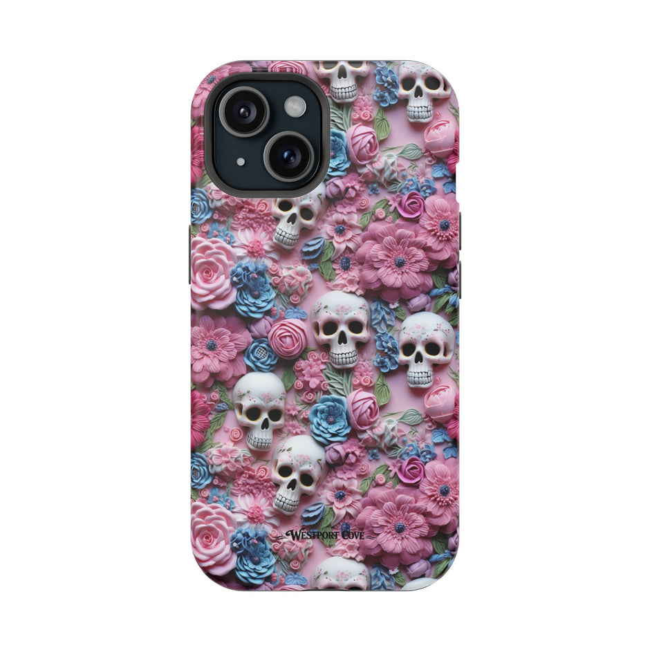 Floral Skull - Extreme MagSafe Phone Case