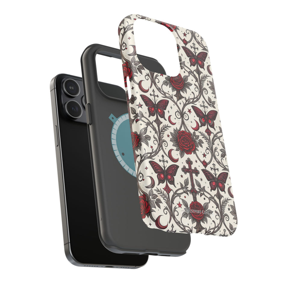 Rose & Butterfly - Extreme MagSafe Phone Case