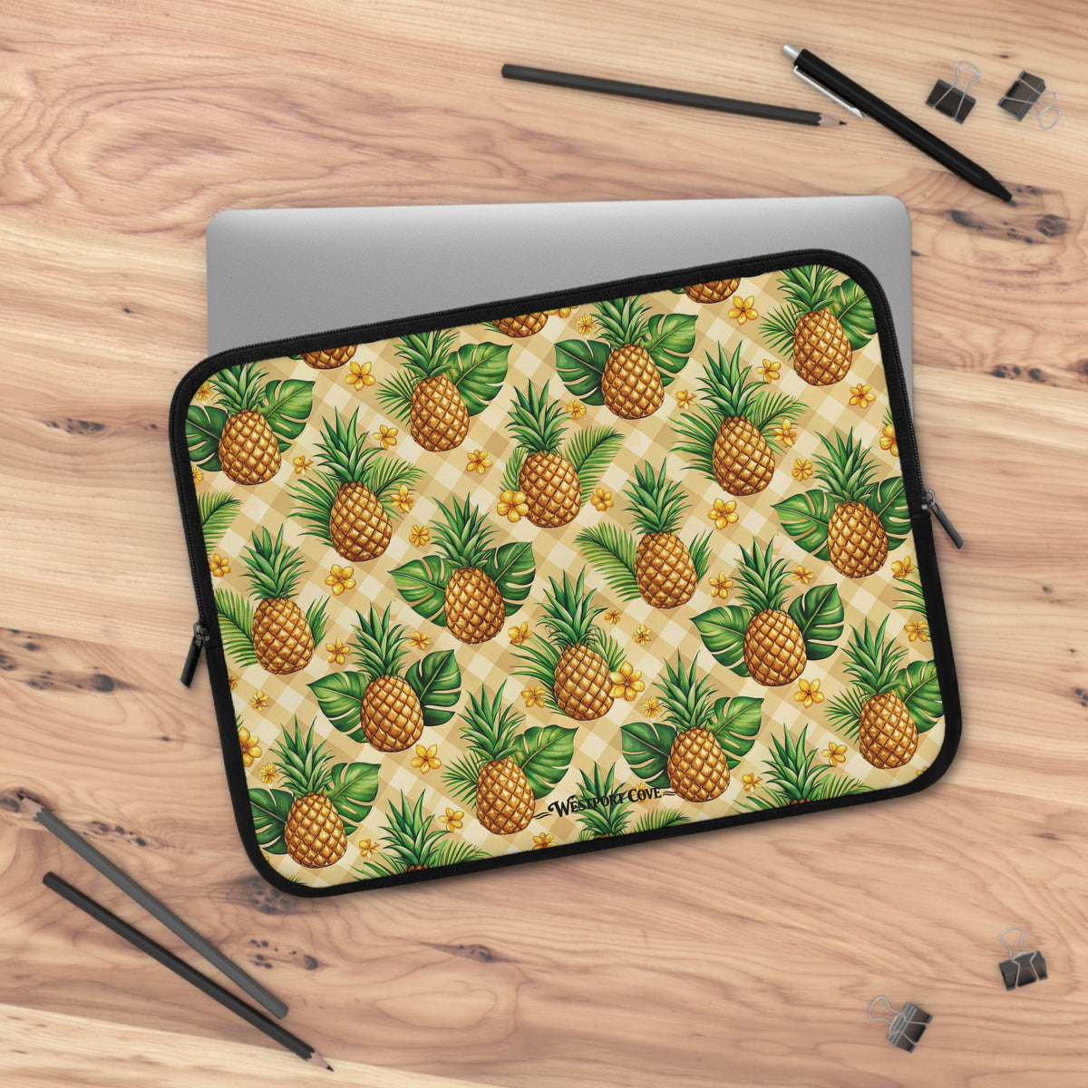 Fine-apple Laptop Sleeve – Tropical Fruit Protective Case