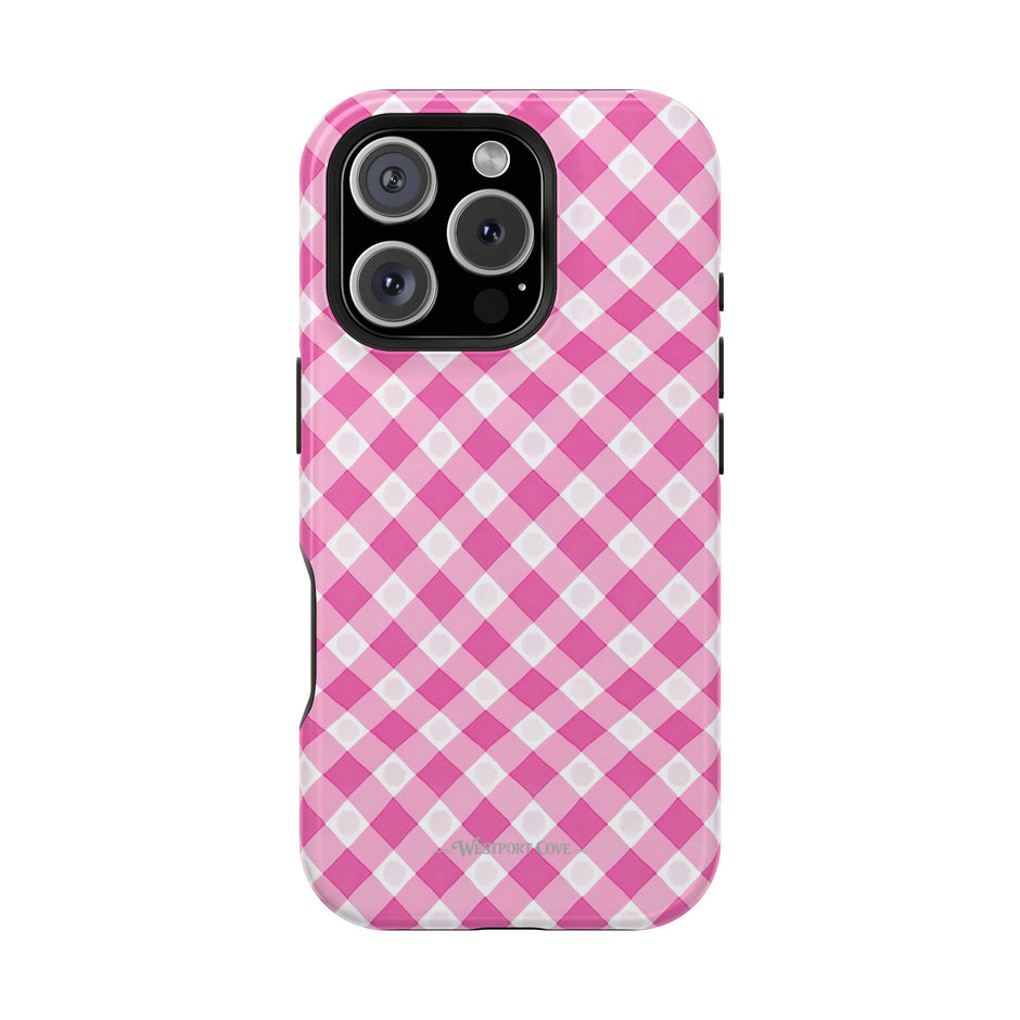 Pink Gingham - Extreme Phone Case