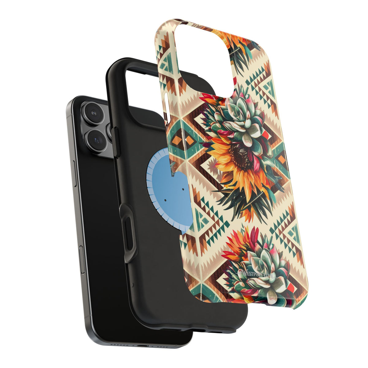 Southwestern Succulent Extreme Impact MagSafe Phone Case