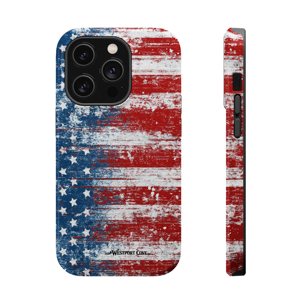 American Flag Distressed - Extreme MagSafe Phone Case