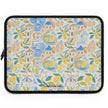 Mediterranean Lemon Laptop Sleeve & Seaside Pattern