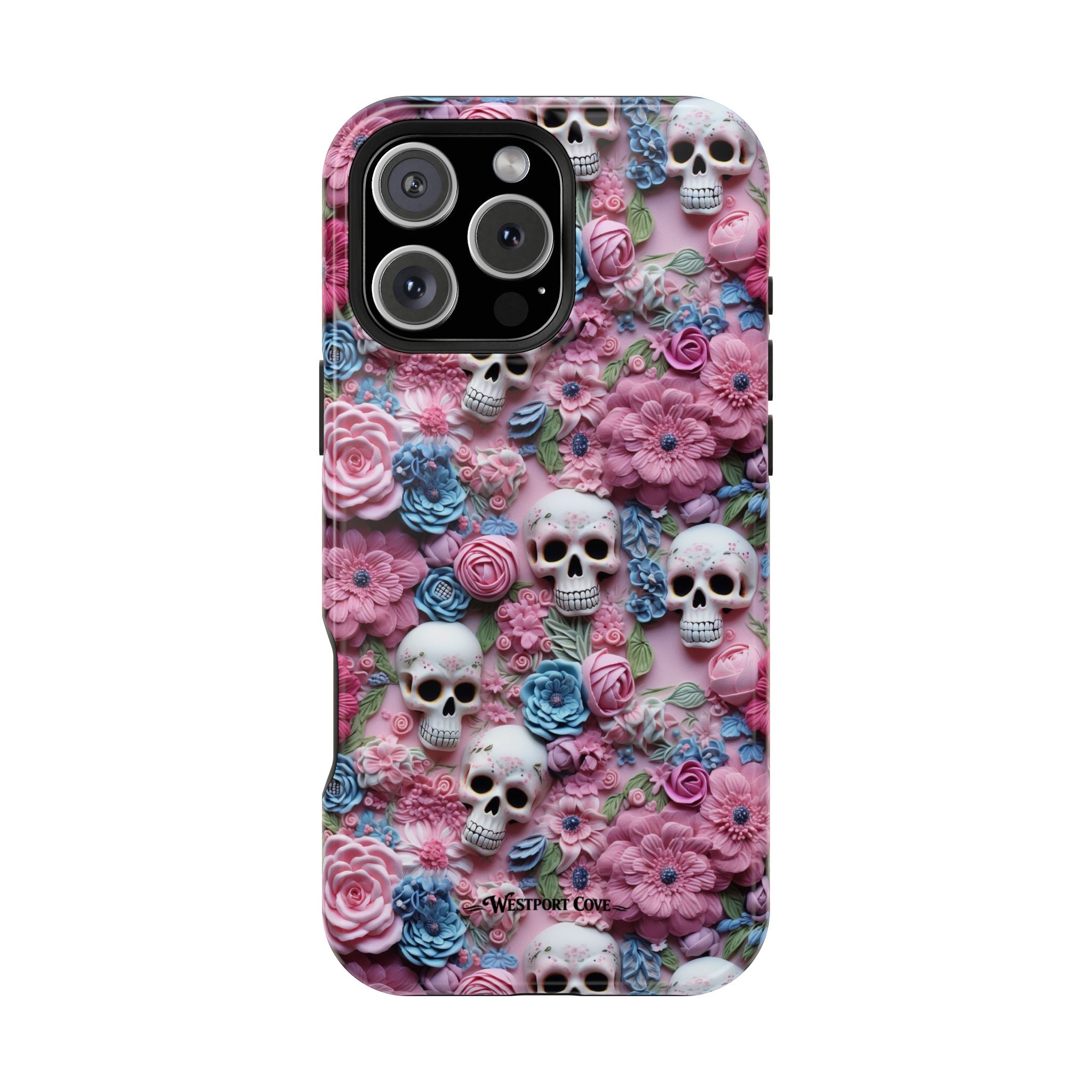 Floral Skull - Extreme MagSafe Phone Case