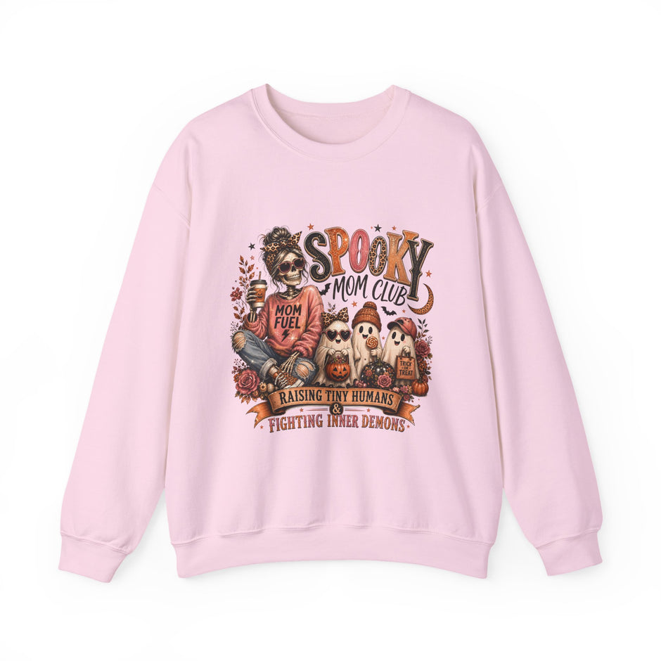 Spooky Mom Club Sweatshirt – Halloween Mom Graphic Crewneck