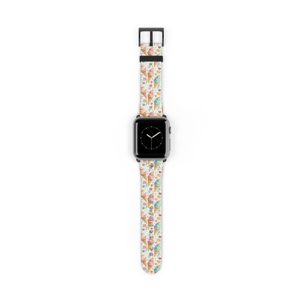 Only In Dreams - Apple Watch Band– Beachy Ice Cream Pattern Strap