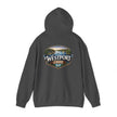 Westport Cove Hoodie — Scenic Lake Cabin Vintage Logo Hooded Sweatshirt