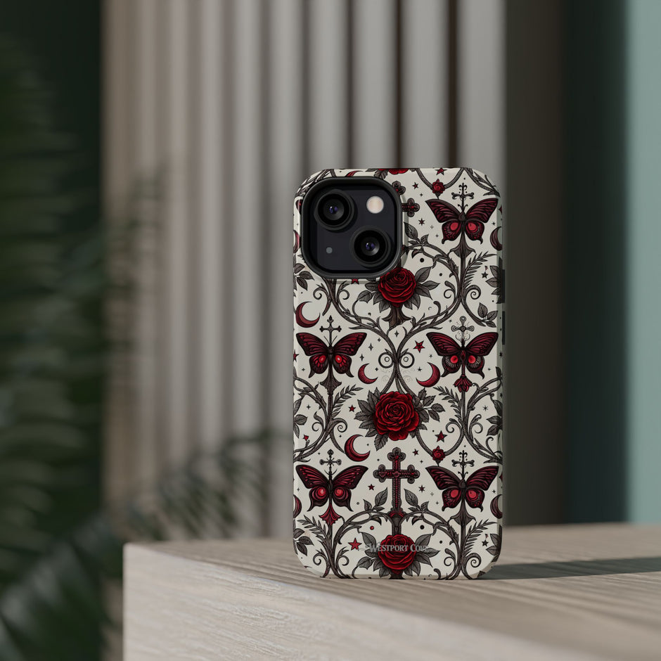 Rose & Butterfly - Extreme MagSafe Phone Case