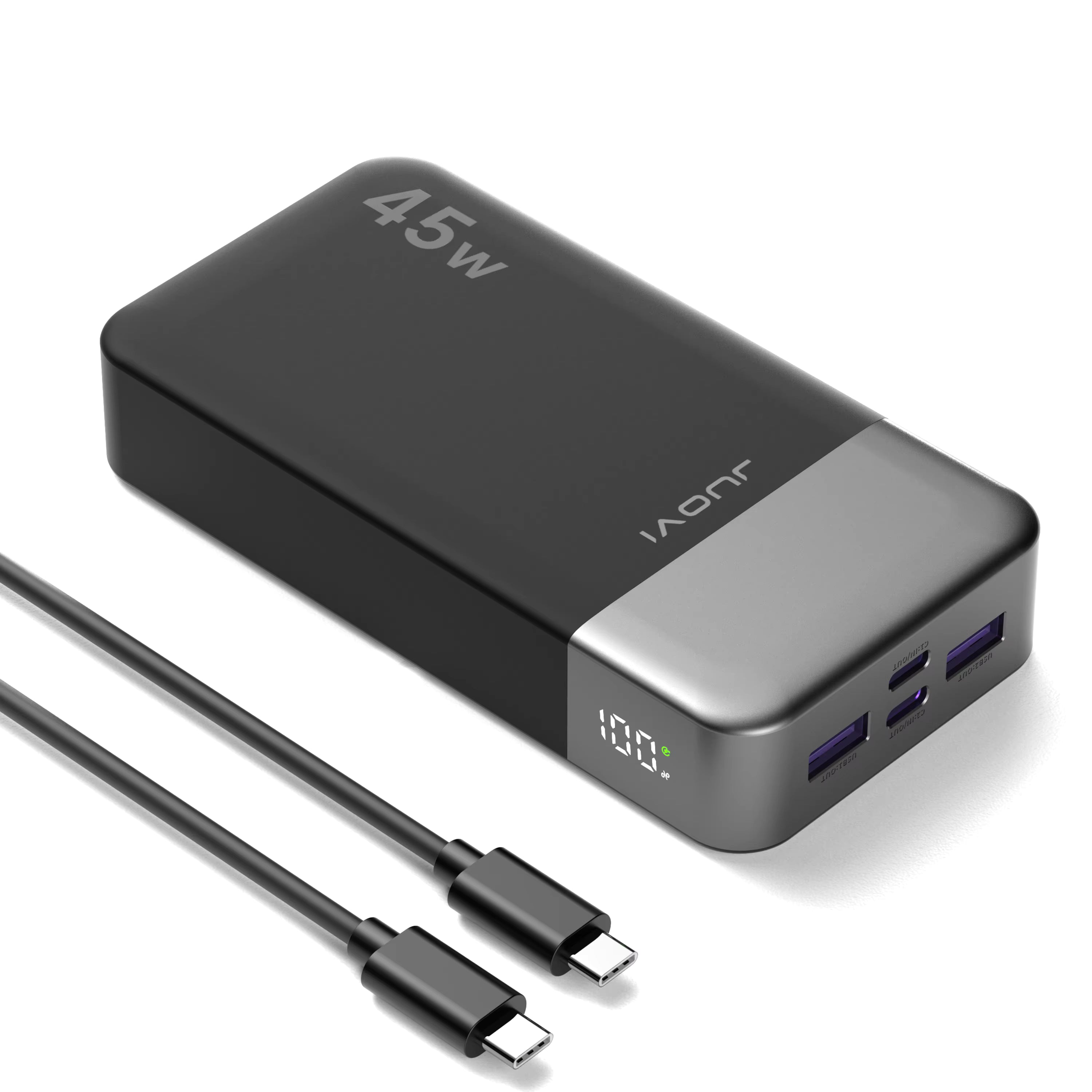 45W PD Fast Charging 20000mAh Power Bank USB-C QC3.0