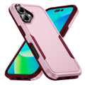Apple iPhone 16 - Heavy Duty Strong Armor Hybrid Trailblazer Case Cover - PINK