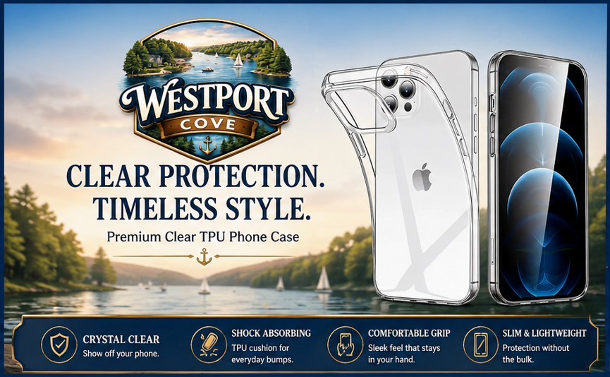 Clear TPU Shockproof Case – iPhone & Samsung