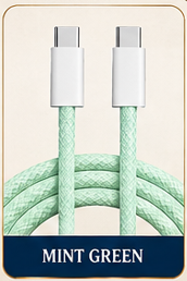 USB-C to USB-C Charger Cord - (1M) - Pure Copper Core