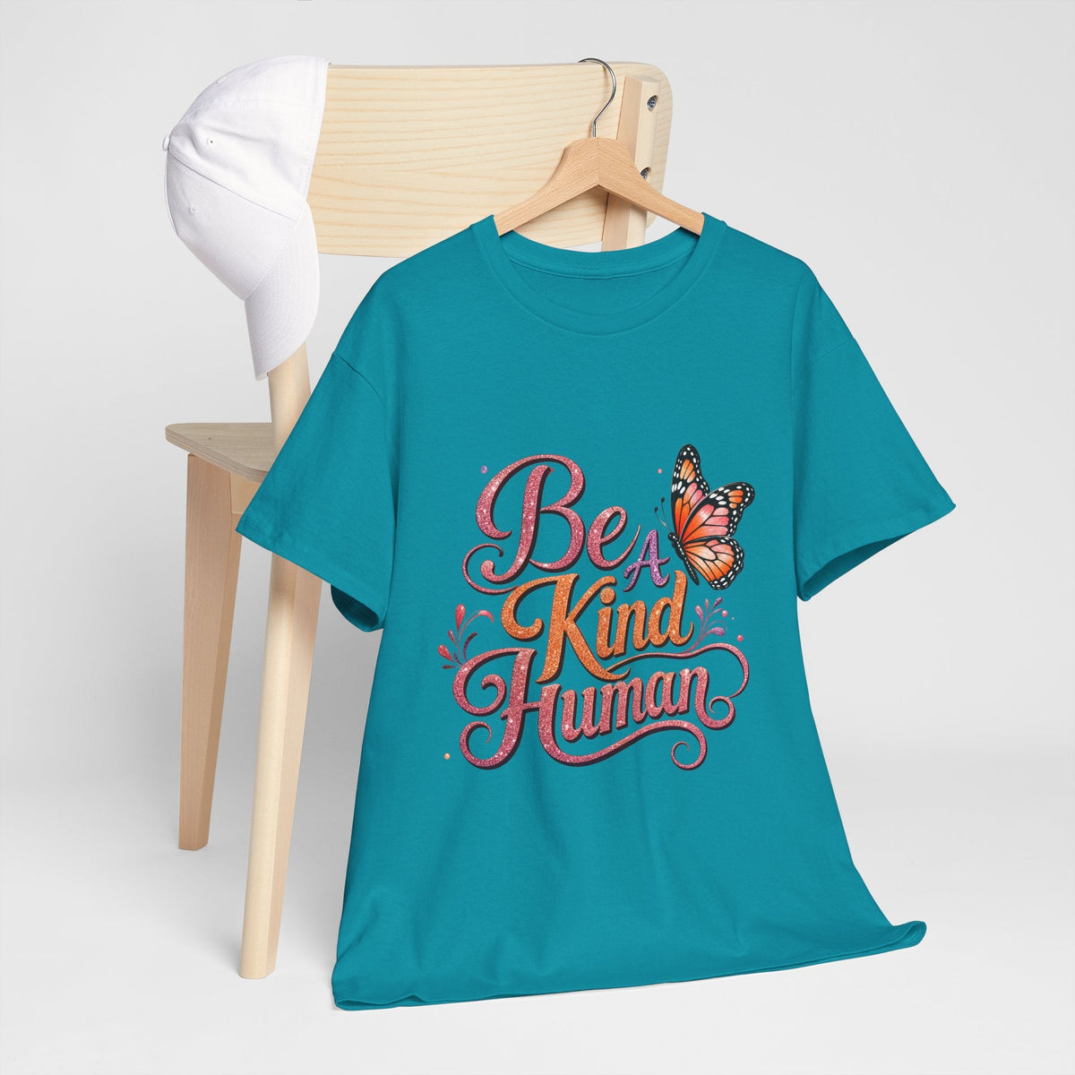 Be Kind Human T-Shirt — Butterfly Inspirational Graphic Tee - Westport Cove