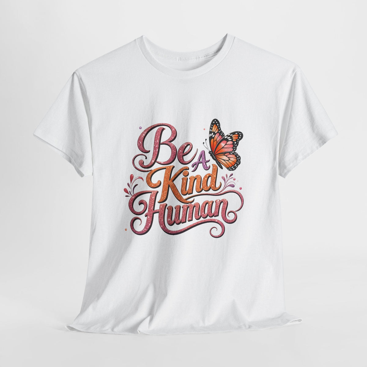 Be Kind Human T-Shirt — Butterfly Inspirational Graphic Tee - Westport Cove