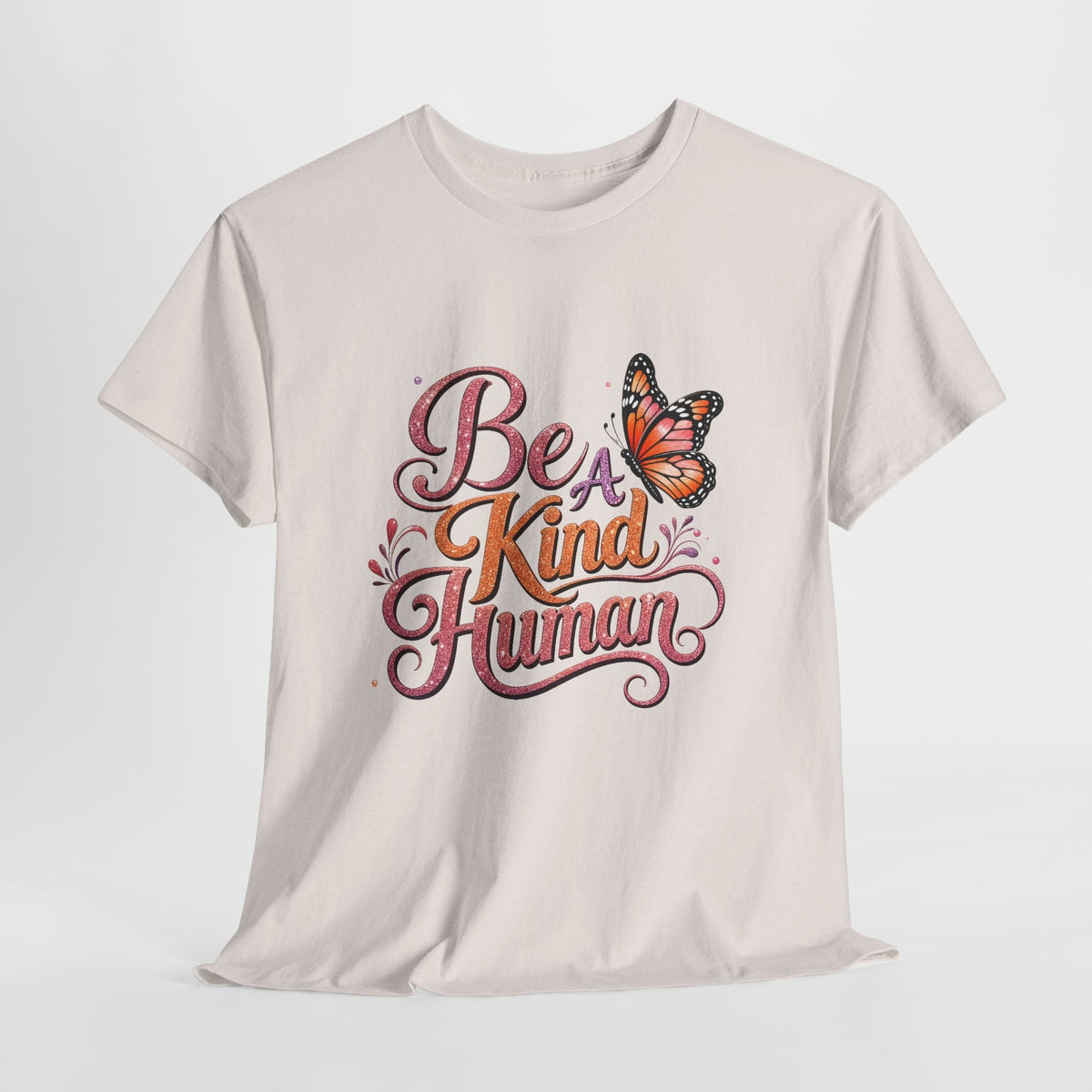 Be Kind Human T-Shirt — Butterfly Inspirational Graphic Tee - Westport Cove