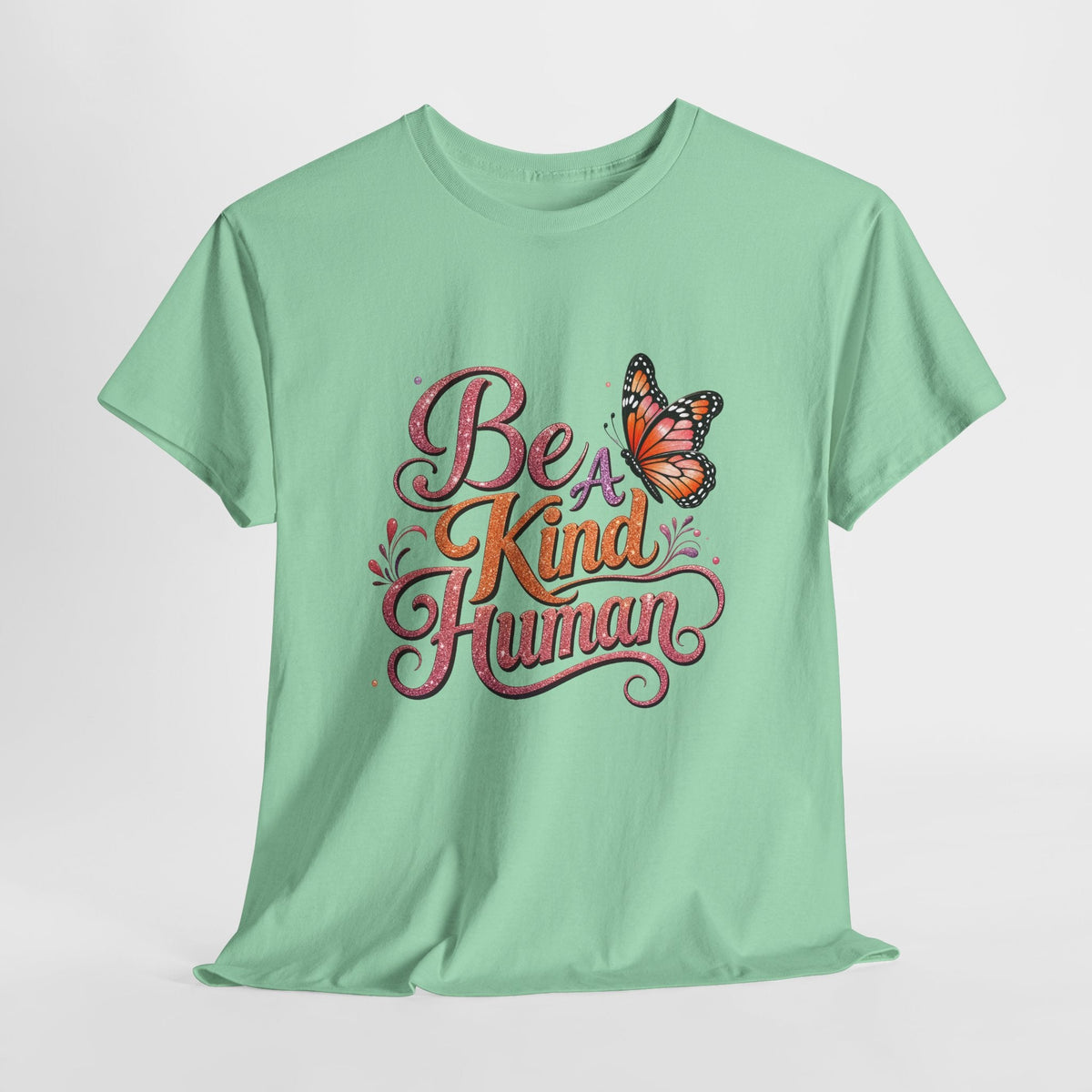 Be Kind Human T-Shirt — Butterfly Inspirational Graphic Tee - Westport Cove