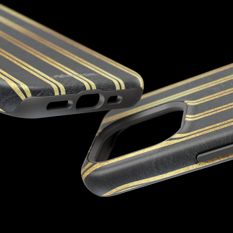 Black Leather - Extreme MagSafe Phone Case - Westport Cove