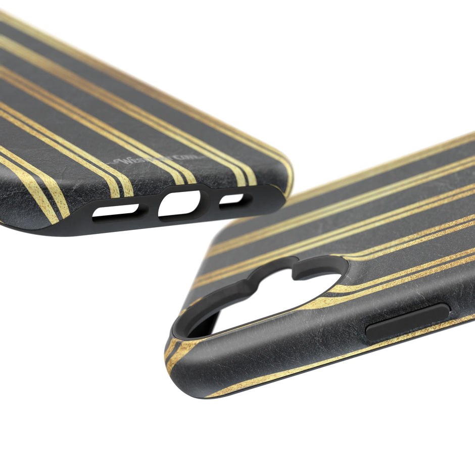 Black Leather - Extreme MagSafe Phone Case - Westport Cove