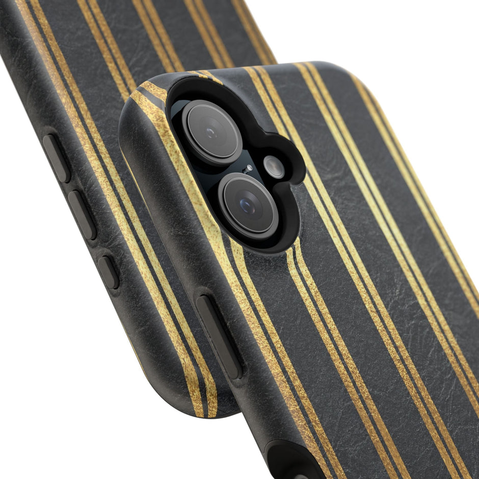 Black Leather - Extreme MagSafe Phone Case - Westport Cove