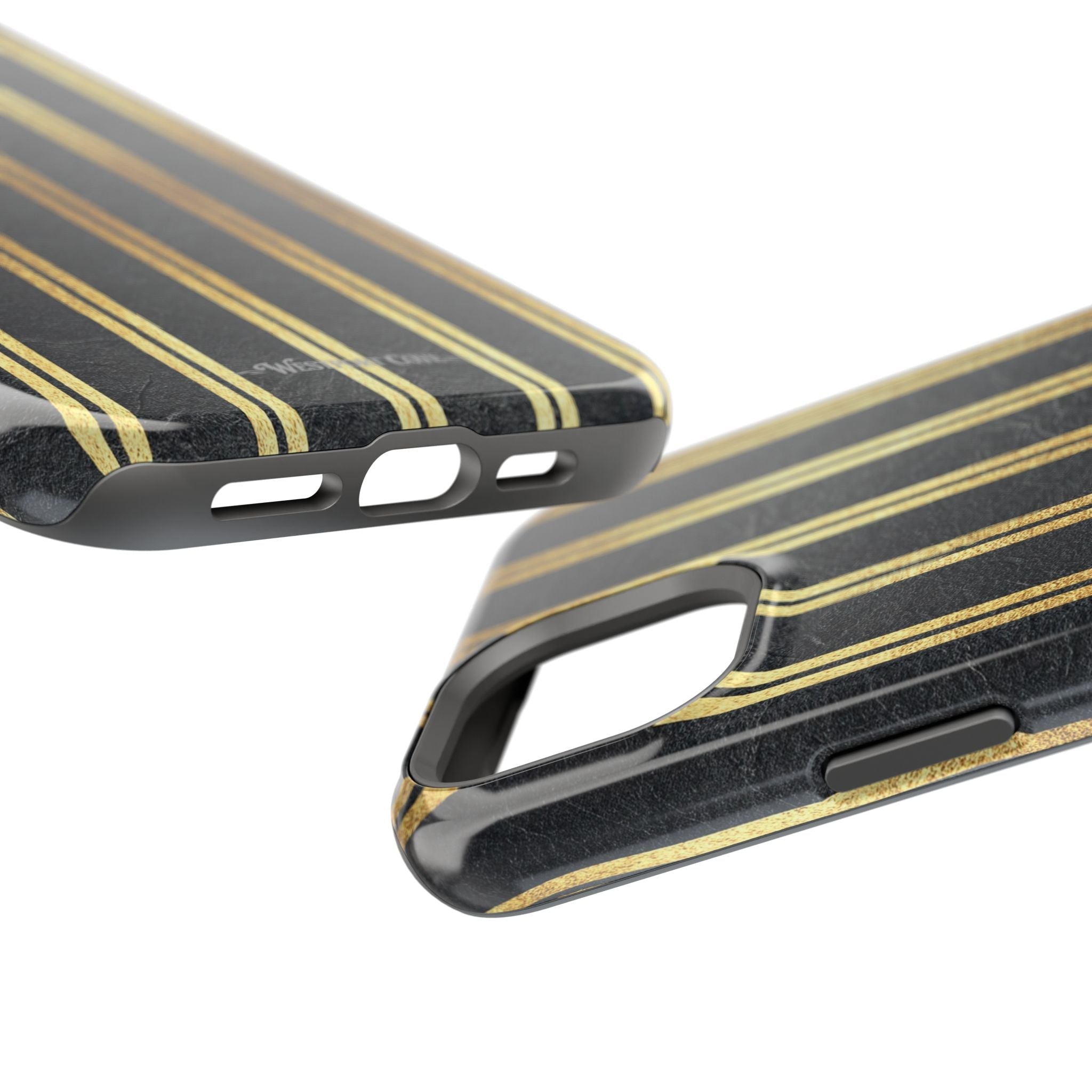 Black Leather - Extreme MagSafe Phone Case - Westport Cove